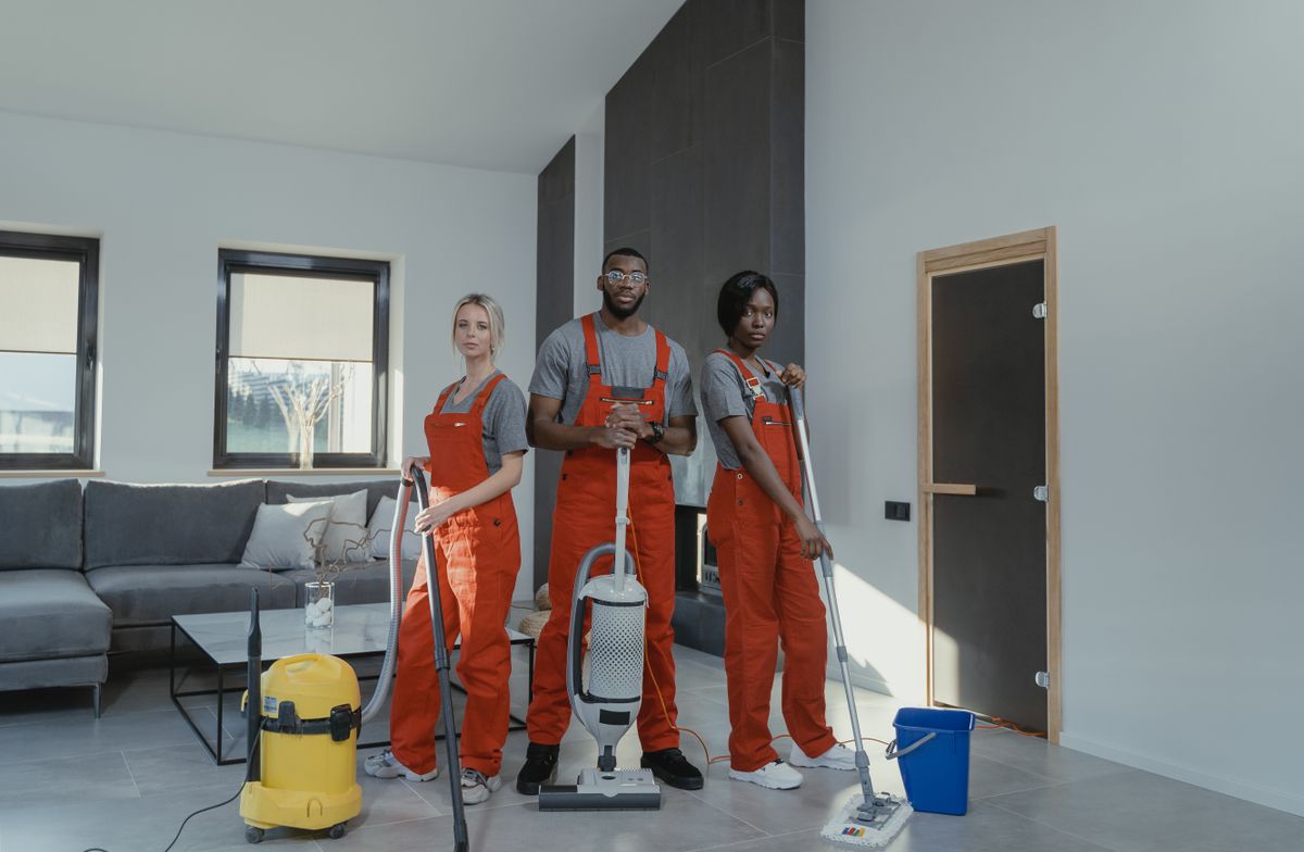 Cleaning service work